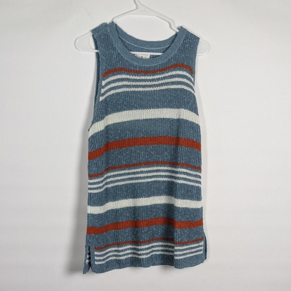 Lou and Grey pullover striped sweater vest - Picture 2 of 4